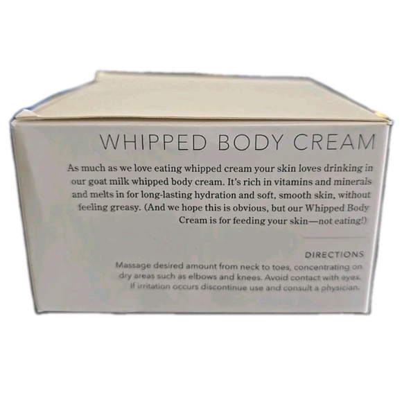Beekman 1802 Goat Milk Whipped Body Cream 8 Fl Oz SEALED Botanical Oils NWT - Picture 2 of 7